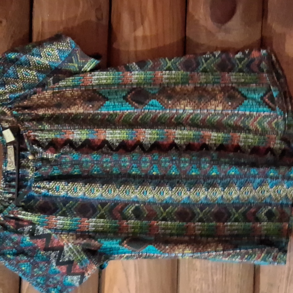 Art And Soul Tribal Print Top